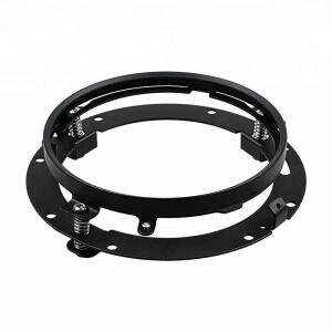 Headlight retaining set 2pcs. for Harley Davidson 7" inch headlights black