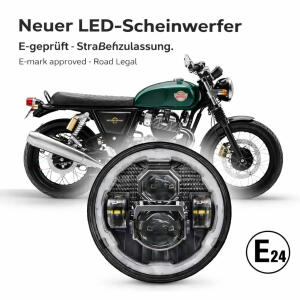Headlight LED for Royal Enfield 350/650 Meteor Hunter...