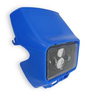 LED headlight blue for Yamaha DT 80 LC / DT 125 LC with e-mark complete set