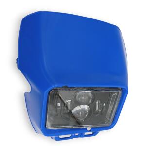 LED headlight blue for Yamaha DT 80 LC / DT 125 LC with e-mark complete set