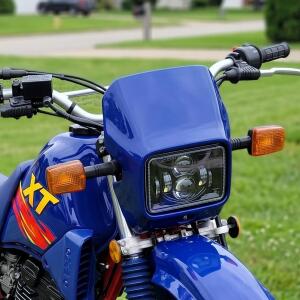 Scheinwerfer LED blau für Yamaha XT 350 / XT 600...