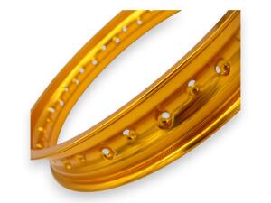 Felgenring vorne 1.60x21 Alu Classic Gold 36 Loch für Motorrad