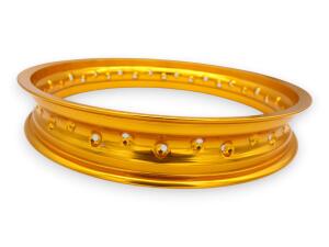 Felgenring vorne 1.60x21 Alu Classic Gold 36 Loch für Motorrad