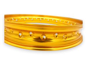 Felgenring vorne 1.60x21 Alu Classic Gold 36 Loch für Motorrad