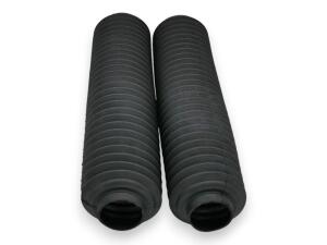 Gabelfaltenbälge Paar Schwarz 45/55 x 350 mm Protektoren für Enduro