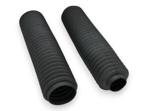 Gabelfaltenbälge Paar Schwarz 45/55 x 350 mm Protektoren für Enduro