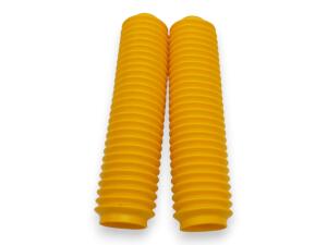 Gabelfaltenbälge Paar 45/55x 350 mm Gelb Protektoren für Offroad & Enduro
