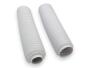 Gabelfaltenbälge Paar Weiß 40/60 x 360 mm Protektoren für Enduro