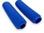 Gabelfaltenbälge Paar 40/60x360 mm Blau Protektoren  für Offroad & Enduro