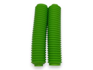 Gabelfaltenbälge Paar 40/60x360 mm Grün Protektoren für Offroad & Enduro