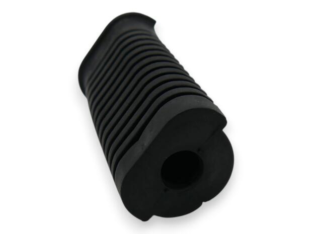 Fußrasten Ersatzgummi Universal Schwarz für Motorrad/Moped/Roller 14 mm