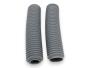 Gabelfaltenbälge Paar Silbergrau 40/60 x 360 mm Protektoren für Enduro