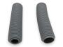 Gabelfaltenbälge Paar Silbergrau 40/60 x 360 mm Protektoren für Enduro