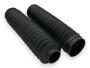Gabelfaltenbälge Paar Schwarz Grob 35/55 x 320 mm Protektor für Motorrad