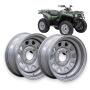 Stahlfelge paar hinten 12x7 4/137 für Suzuki & Kawasaki ATV mit Starrachse