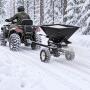 Anhänger Streuwagen 160L für ATV UTV Winterdienst Salz Sand Dünger