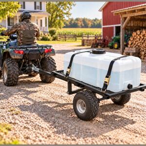 Transport Trailer 340kg for ATV UTV 86x122cm