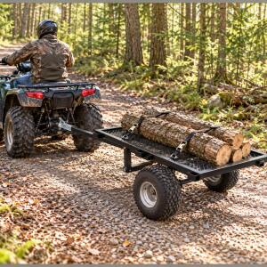 Transport Trailer 340kg for ATV UTV 86x122cm
