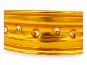 Felgenring hinten 2.15x18 Alu Classic Gold 36 Loch für Motorrad