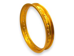 Felgenring vorne 1.85x21 Alu Classic Gold 36 Loch für Motorrad