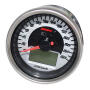 Tachometer mit Chromziffernblatt Tacho universell