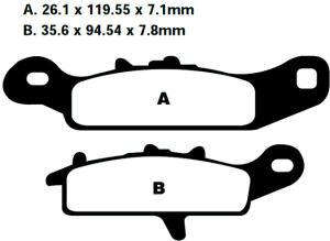 Goldstuff Bremsbeläge