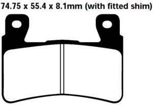 Goldstuff Bremsbeläge   +