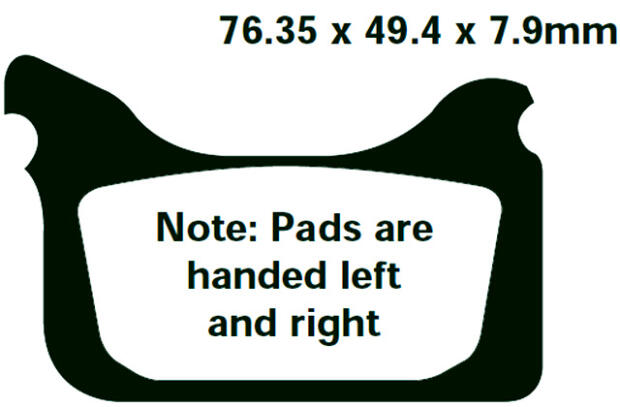 Goldstuff Rennbremsbeläge