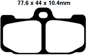 Goldstuff Rennbremsbeläge