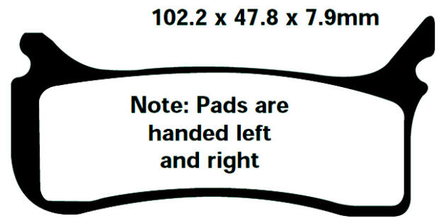 Goldstuff Rennbremsbeläge