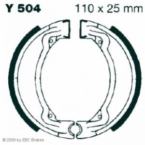 Bremsbacken von EBC für Yamaha DT, FS, IT, RD / CPI Popcorn