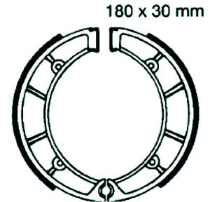 BENELLI 125 2C Twin Brake Bj.-76 Bremsbelag vorne