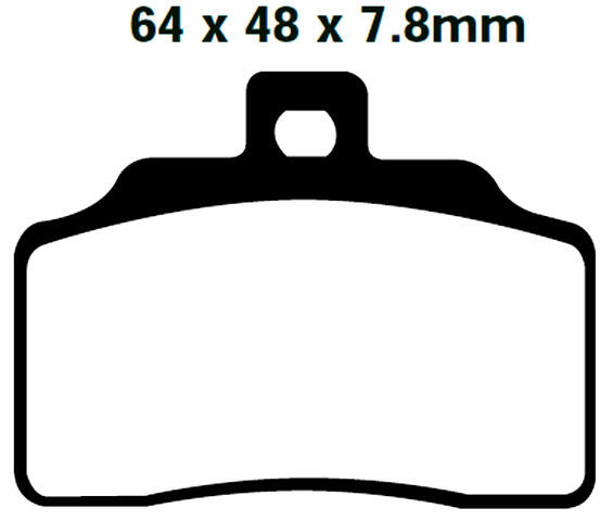 BETA M4 350 Motard Bj.07-10 Bremsbelag vorne