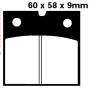 BMW R 80/R 80 RT (Single rotor) year 84-07/90 Brake Pads front
