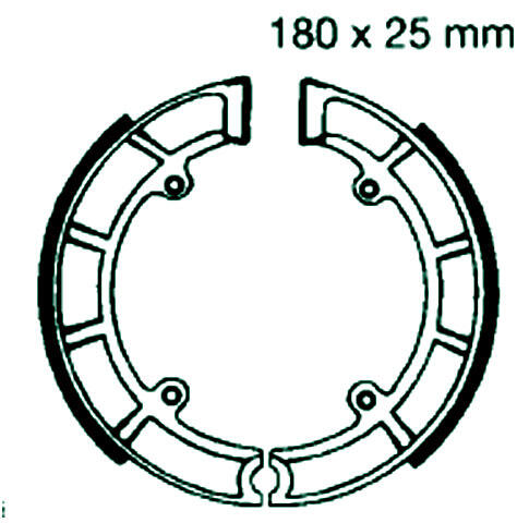 C.Z./JAWA 350 year 65-76 Brake Pads front