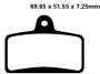 DERBI GPR 125 Racing (Radial caliper) (2T) year 04-07 Brake Pads front