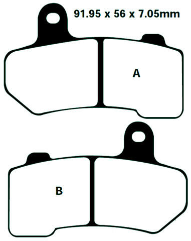 HARLEY DAVIDSON FLHT Electra Glide Standard year 08-10 Brake Pads front
