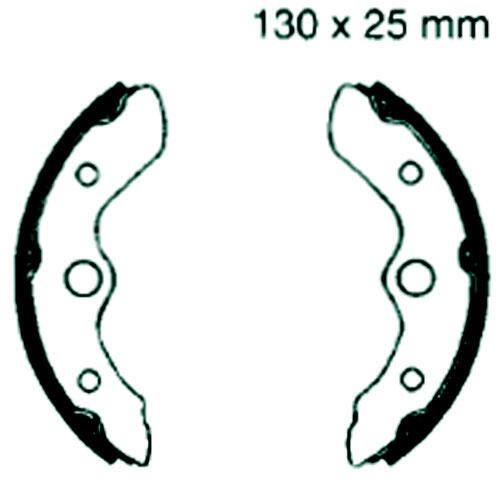Honda TRX 300 J/K/L/T/V/W/X/Y (2WD) Bj.88-00 Bremsbelag vorne