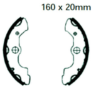 Honda TRX 350 Rancher ES 4x4/2x4 Bj.00-03 Bremsbelag vorne