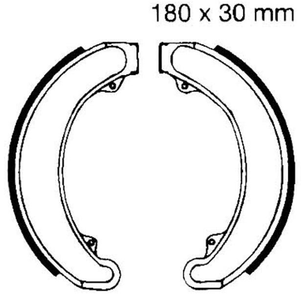 Honda CB 250 K3-K5 year 73-75 Brake Pads front