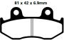 Honda CH 250 F/G Spacy  Bj.85-86 Bremsbelag vorne