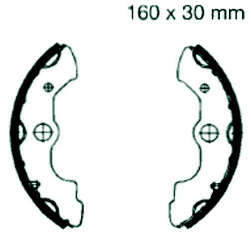 Honda TRX 350 G/H/J/K/L/M/N Bj.86-93 Bremsbelag vorne