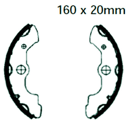 Honda TRX 650 FA3/FA4/FA5 Rincon  Bj.03-05 Bremsbelag vorne