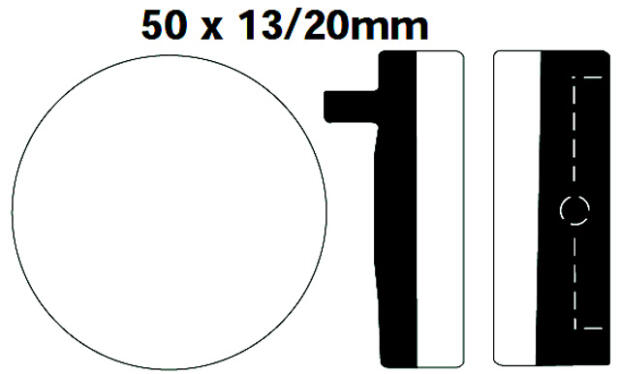 Honda CB 750 K0-K6 year 69-77 Brake Pads front