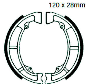 KAWASAKI KT 250 All models  Bj.75-80 Bremsbelag vorne