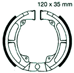 KAWASAKI KDX 200 A1-A3 Bj.83-85 Bremsbelag vorne