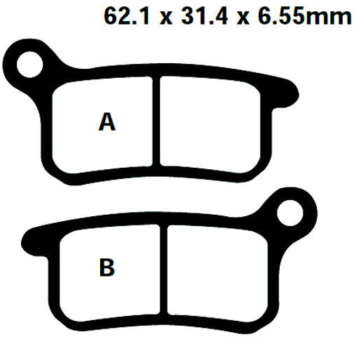 KTM 65 SX year 02-03 Brake Pads front
