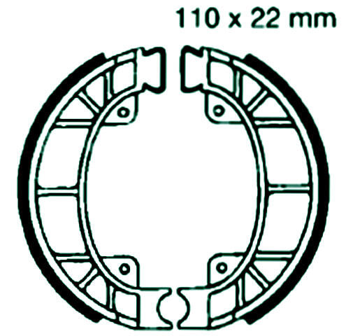 PIAGGIO Scatto 50 Bj.92-93 Bremsbelag vorne