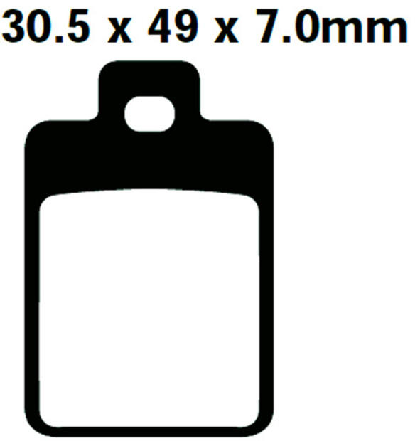 Pastiglie freno anteriore per Piaggio Sefera 125 tipo SFA255