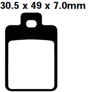 Bremsbeläge vorne für Piaggio Sefera 125 typ...